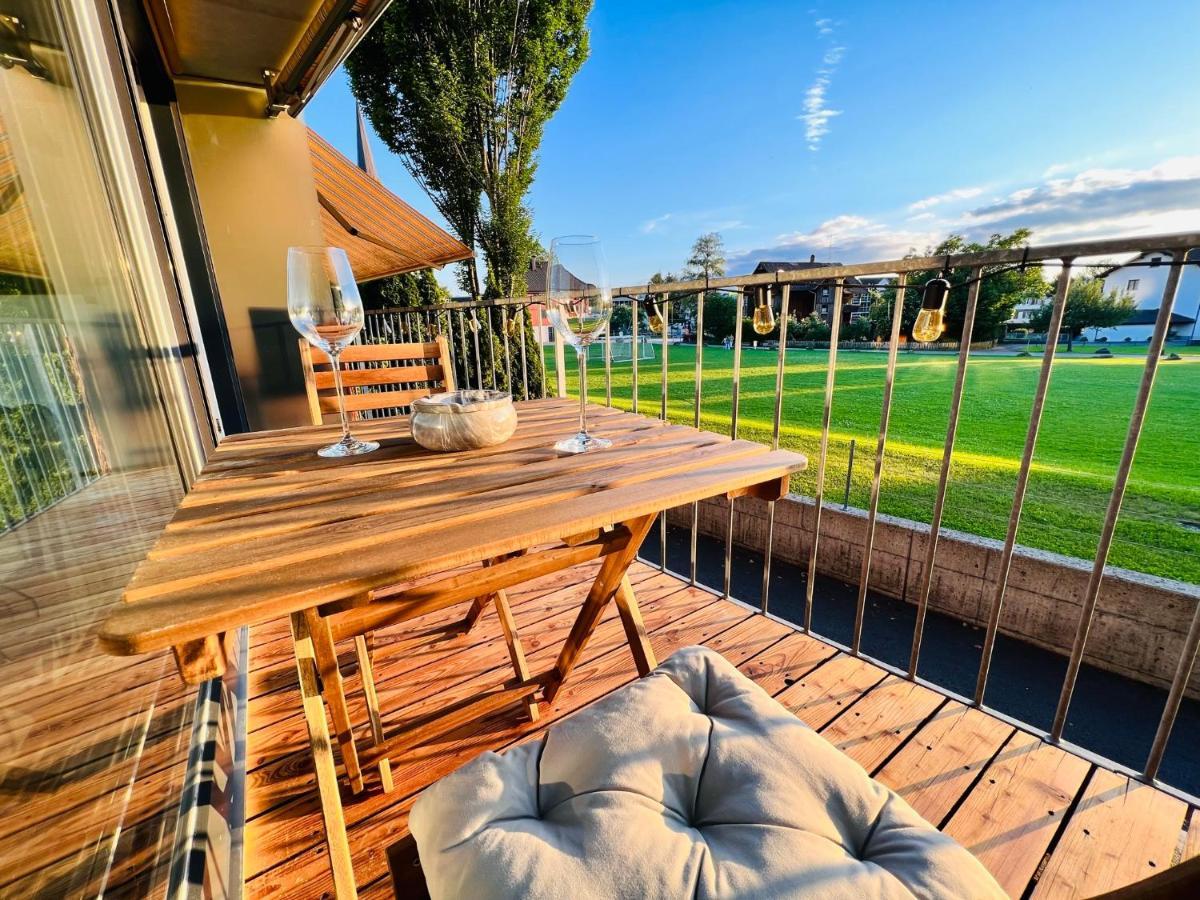 Flair Apartments Vorarlberg - Stilvolles Wohnen Nahe Bodensee & Alpen - Kueche, Balkon & Gratis Parkplatz Bregenz Buitenkant foto