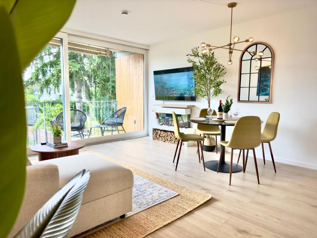Flair Apartments Vorarlberg - Stilvolles Wohnen Nahe Bodensee & Alpen - Kueche, Balkon & Gratis Parkplatz Bregenz Buitenkant foto